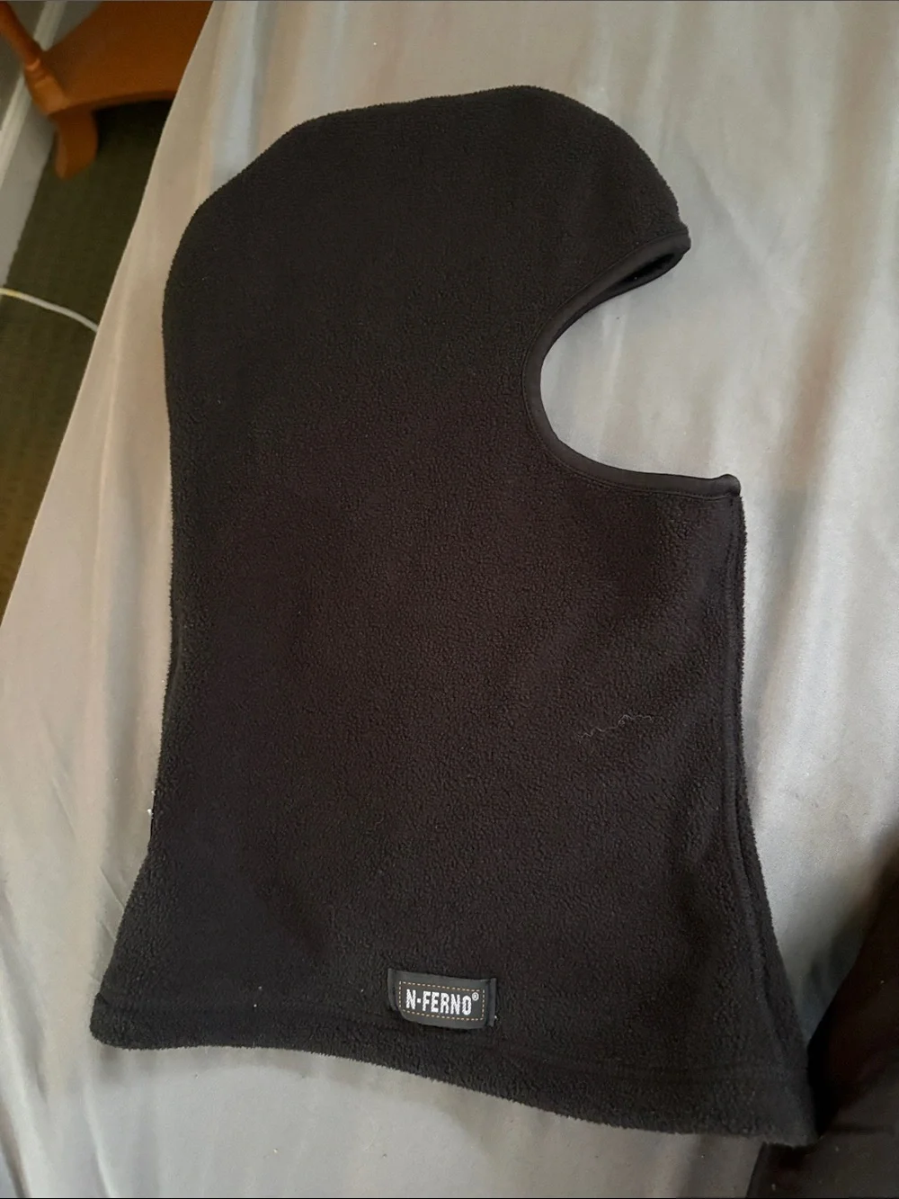N-Ferno Black Fleece Balaclava Hood